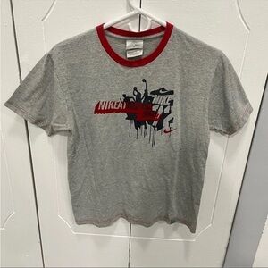 Nike Y2K Grey Velvet T Shirt